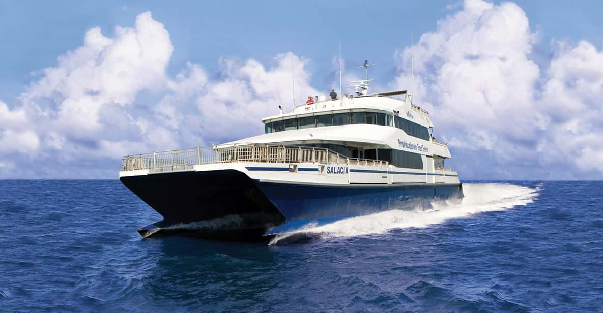 From Boston: One-Way or Round-Trip Fast Ferry to Cape Cod - Ferry Pricing and Duration