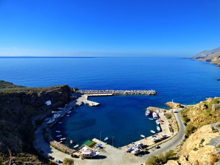 From Chania: Sfakia, Frangokastelo and Vrysses With Snacks