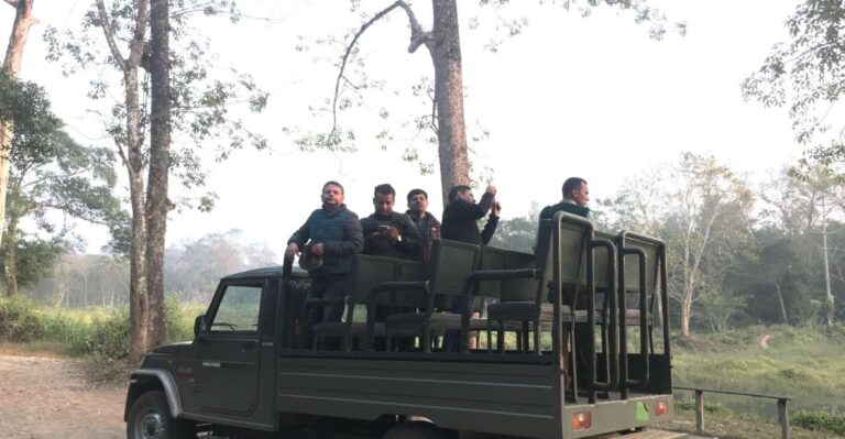 From Chitwan : Jeep Safari,Canoeing,Forest Walk Day Tour