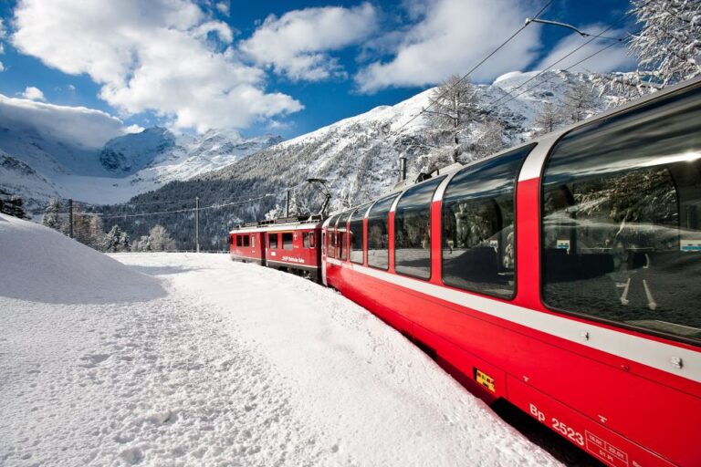 From Como: St. Moritz and Tirano Trip With Bernina Express