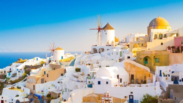 From Crete: Santorini Day Trip by Boat With Oia & Fira Visit