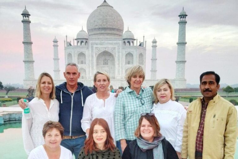 From Delhi: Agra Taj Mahal Sunrise Tour With Transfer