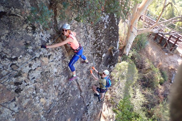 From Estepona: The Caimán via Ferrata Guided Climbing Tour