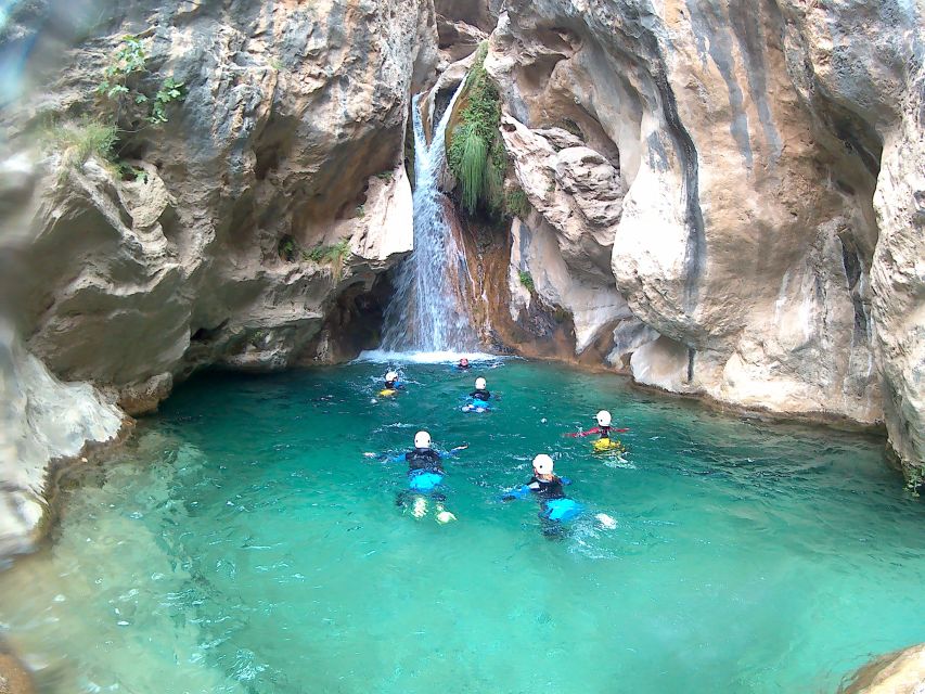 From Granada: Rio Verde Canyoning Tour