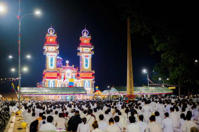 From Ho Chi Minh: Black Virgin Mount And Cao Dai Holy Mass