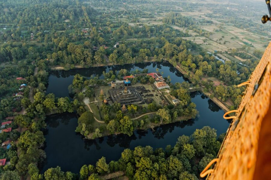From Krong Siem Reap: Angkor Hot Air Balloon Ride W/ Pickup