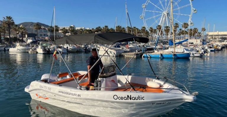 From Málaga: Boat Rental With No License Required