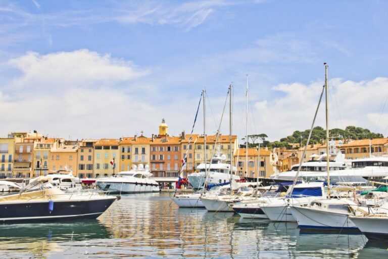 From Mandelieu: Roundtrip Boat Transfer to St. Tropez