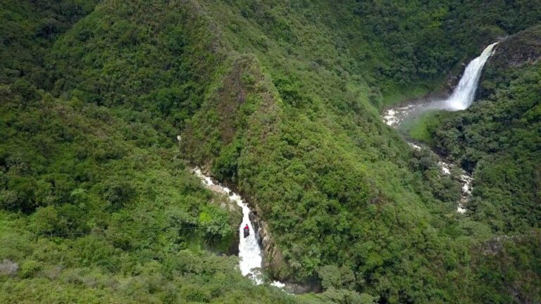 From Medellin: Epic Zipline and Giant Waterfall