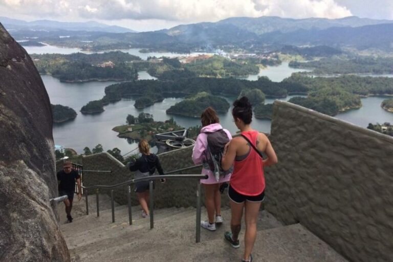 From Medellin: Private Guatape Car Tour With Coffee Tour