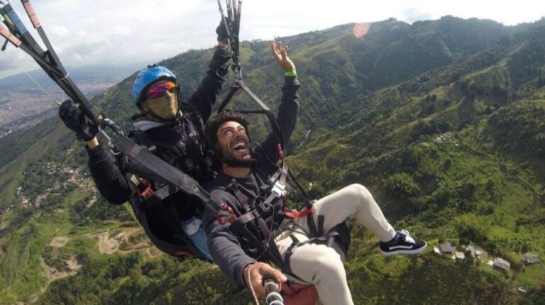 From Medellin: Tandem Paragliding Tour With Videos & Photos