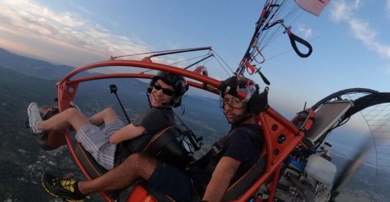 From Parelia: Paramotor Flight Over Corfus Coast