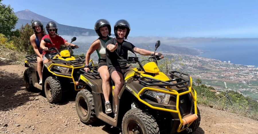 From Puerto De La Cruz: Quad Ride With Snack and Photos.