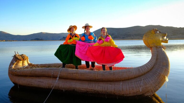 From Puno: Full Day Tour Uros & Taquile Islands Luxury Boat