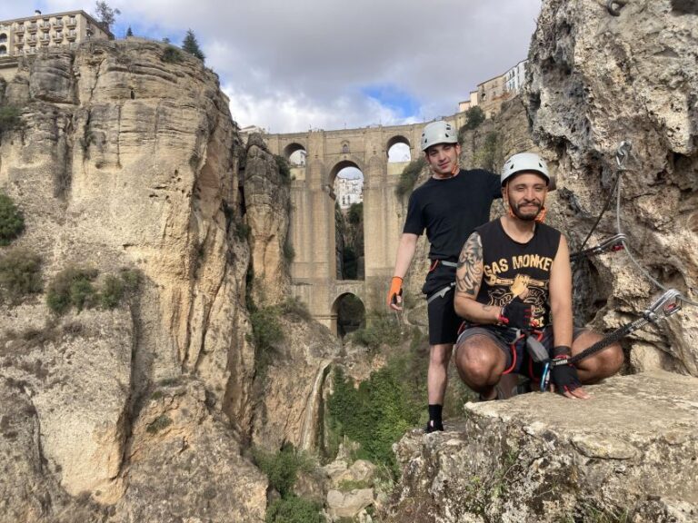 From Ronda: via Ferrata Tajo De Ronda Guided Climbing