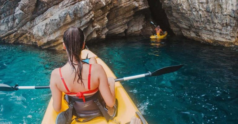 From Santangelo: Ischia Kayak Tour With Italian Aperitif