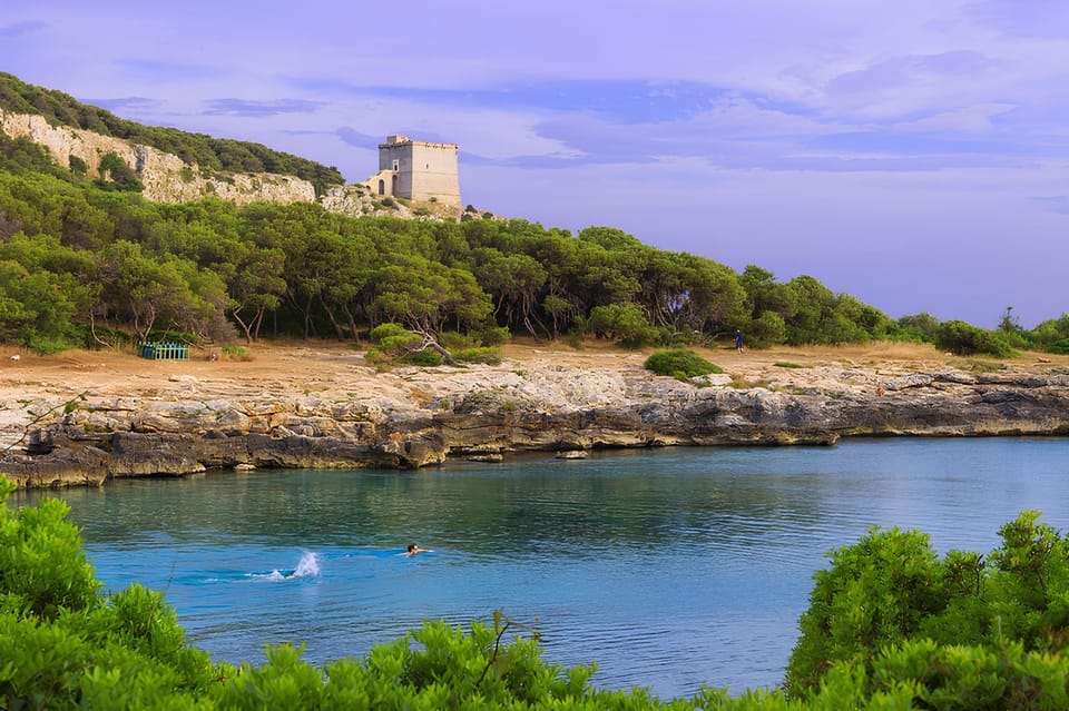 Gallipoli - Porto Selvaggio Torre Uluzzo Boat Tour + Aperitif - Tour Overview