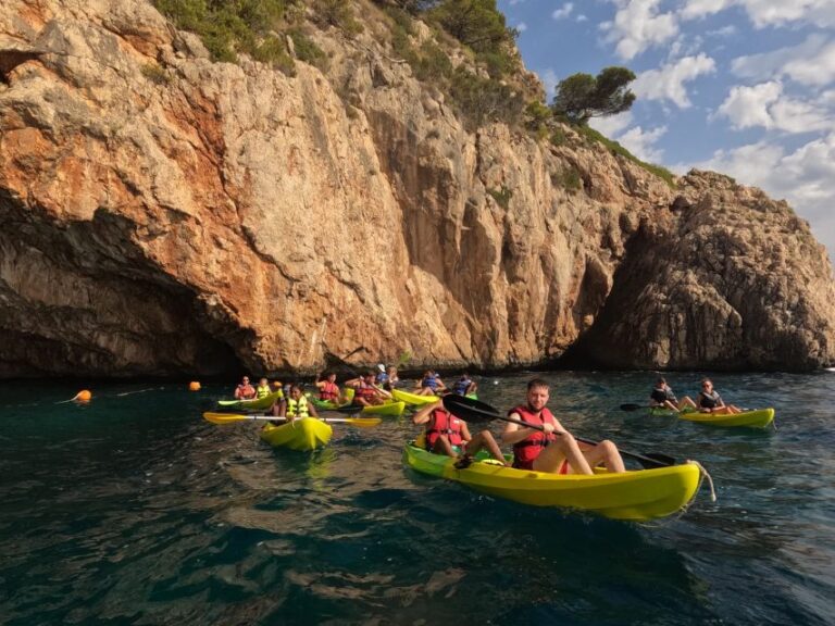 Granadella: Caló, Cova Llop Marí, and Ambolo Kayak Trip