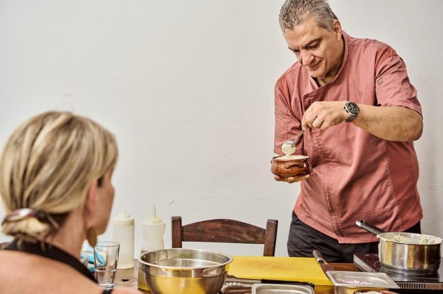 Greek Cuisine Cooking Class in Santorini