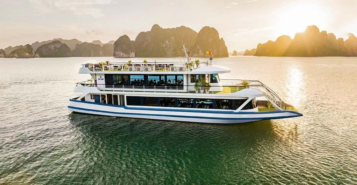 Ha Long Bay Cruise: Kayaking, Sun Set Party & Buffet Lunch - Itinerary Highlights