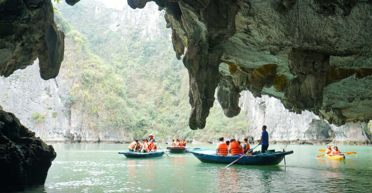 Halong Bay 4 Hour Cruising With Caving, Kayaking & Lunch - Overview of the Tour