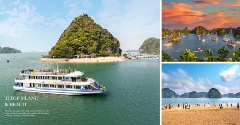 Hanoi: Ha Long Bay Cruise Day Tour Visit Titop Island & Cave