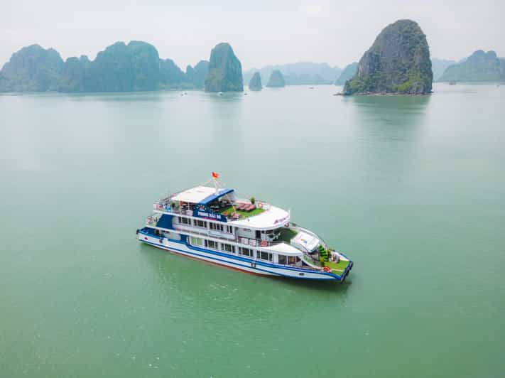 Hanoi: Halong Bay Day Trip With Sunset Party - Trip Overview and Highlights