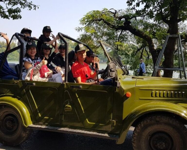 Hanoi Historic Jeep Tour: A Taste of Culture, Sights & Fun