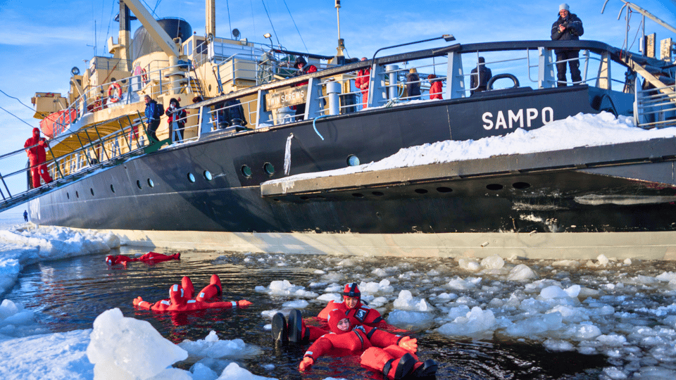 Haparanda/Tornio: Icebreaker Sampo Cruise With Ice Floating - Itinerary and Transportation