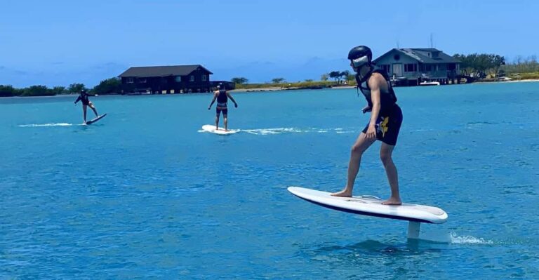 Hawaii: Electric Hydrofoil Surfing Solo Lesson