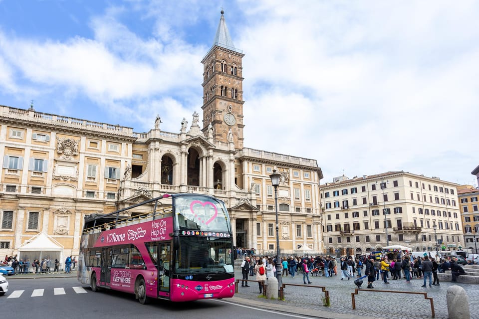 Hop-On Hop-Off 24H and Santa Maria Maggiore With Audioguide - Overview of the Tour