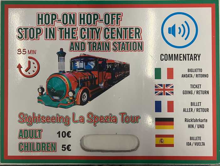 Hop On Hop Off EXPERIENCE LA SPEZIA Tour - Tour Overview