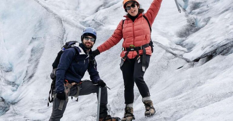 Iceland: Glacier Hike + Ice Cave Professional Photoshoot