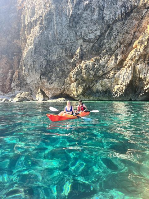 Javea: Cala Portixol Kayak Tour With Snorkel & Cliff Jumping - Tour Overview