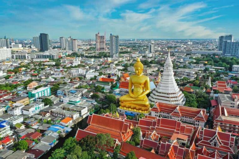 JOIN TOUR BOAT ROUTE THROUGH THE CANALS AND BIG BUDDHA