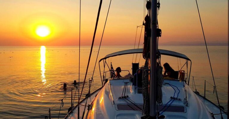 Kassandra: Private Sunset Sailing Cruise With Wine & Fruit