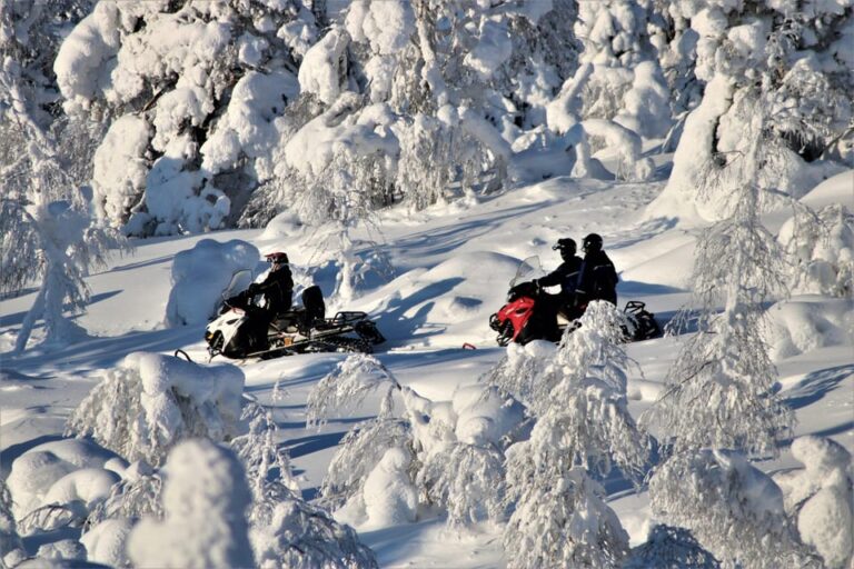 King of Ylläs: Snowmobiling to the Hill