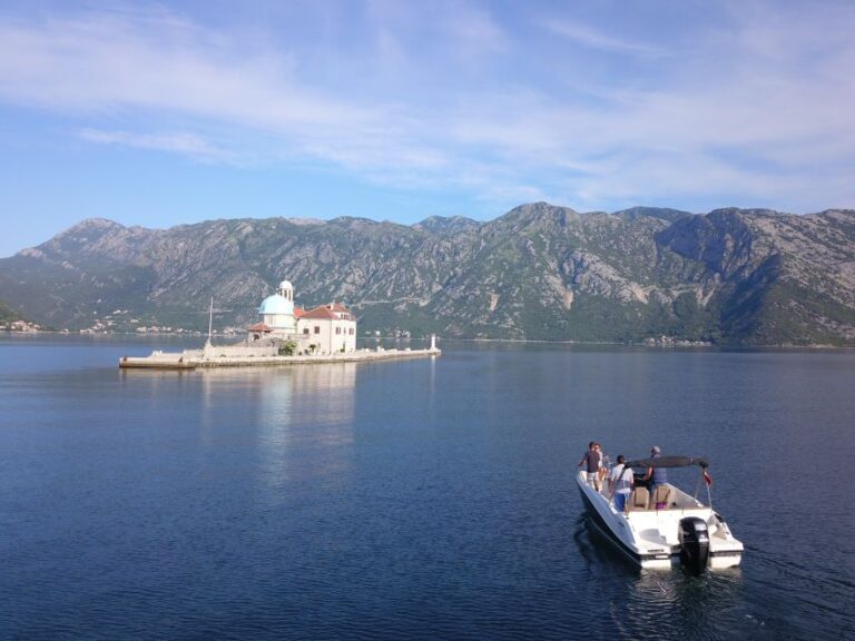 Kotor: Private Speed Boat Tour to Blue Cave With Swim Time