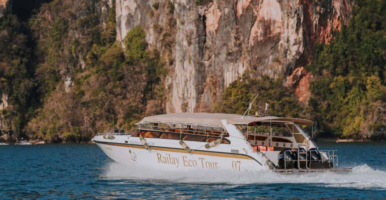 Krabi: Railay To/From Phi Phi By Fast Speed Boat Transfer