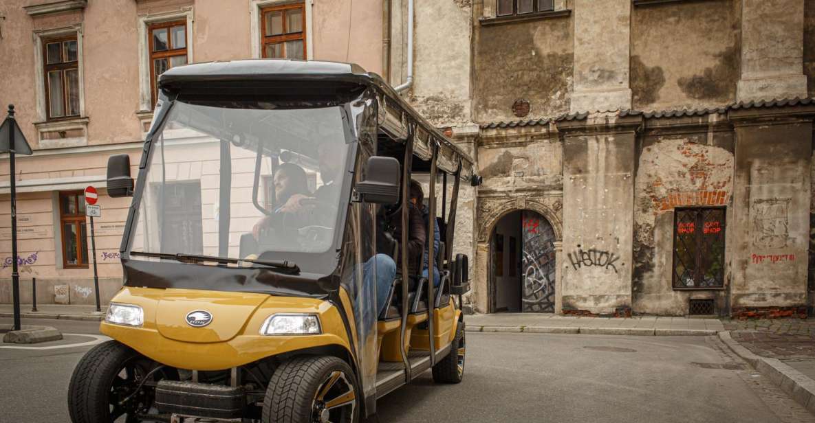 Krakow: City Tour Golf Cart & Schindlers Factory Guide Tour - Tour Overview