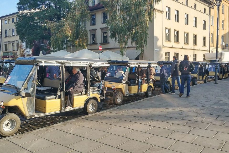 Krakow: Kazimierz by Golf Cart and Schindlers Factory Tour - Tour Overview and Details