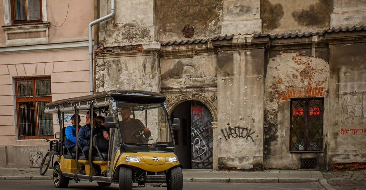 Krakow: Old Town, Kazimierz & Ghetto by Electric Golf Cart - Tour Overview