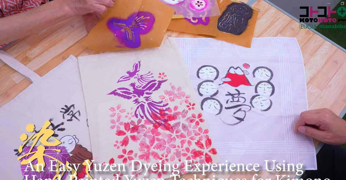 Kyoto;Easy Yuzen Dyeing | Travel Buddies