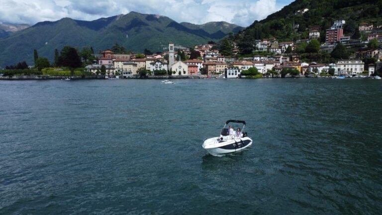 Lake Como: 1 Hour Boat Rental Without a License