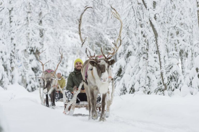 Levi: Winter Highlights Family Day With Snowmobile Safari