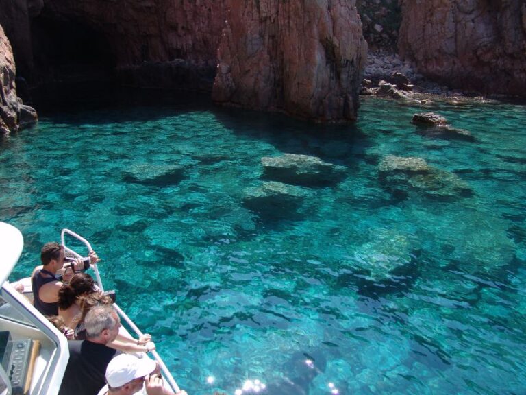 Load: Calanques of Piana on a Family Boat