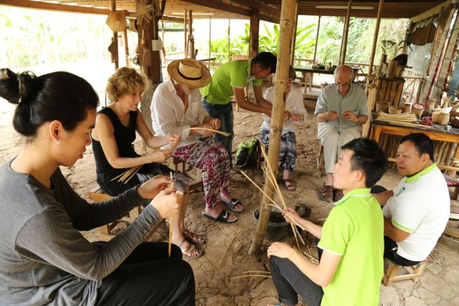 Luang Prabang: Bamboo Weaving Workshop & Cooking Class