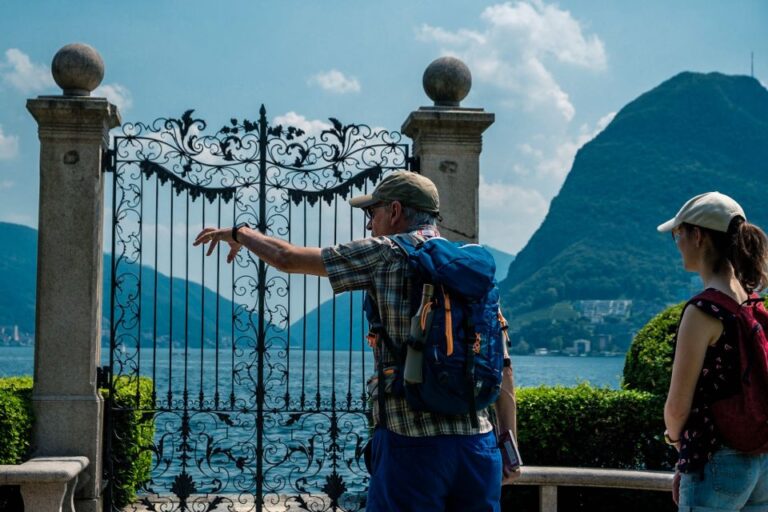 Lugano: Guided Walking Tour to Gandria With Boat Cruise