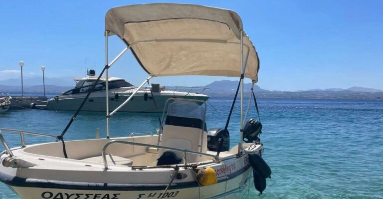 Lygaria: Private Motorboat Cruise With Snorkeling & Swimming