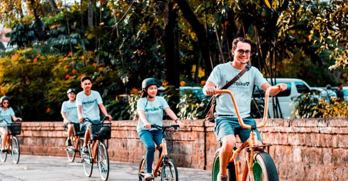 Manila: Guided Sunset Bamboo Bike Tour in Intramuros - Tour Overview and Pricing